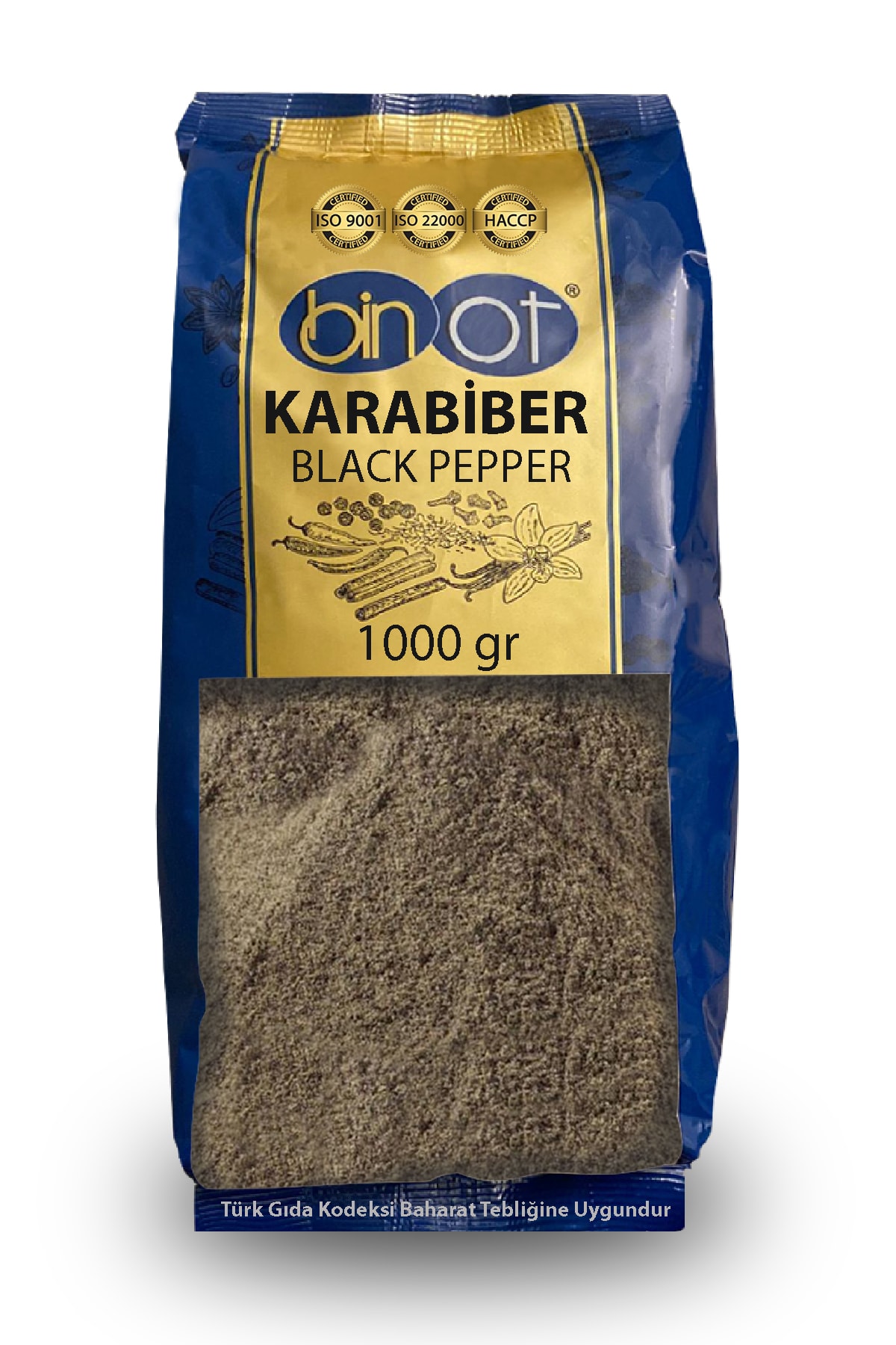 Binot Karabiber Toz 1 Kg - Baharat toptan satış