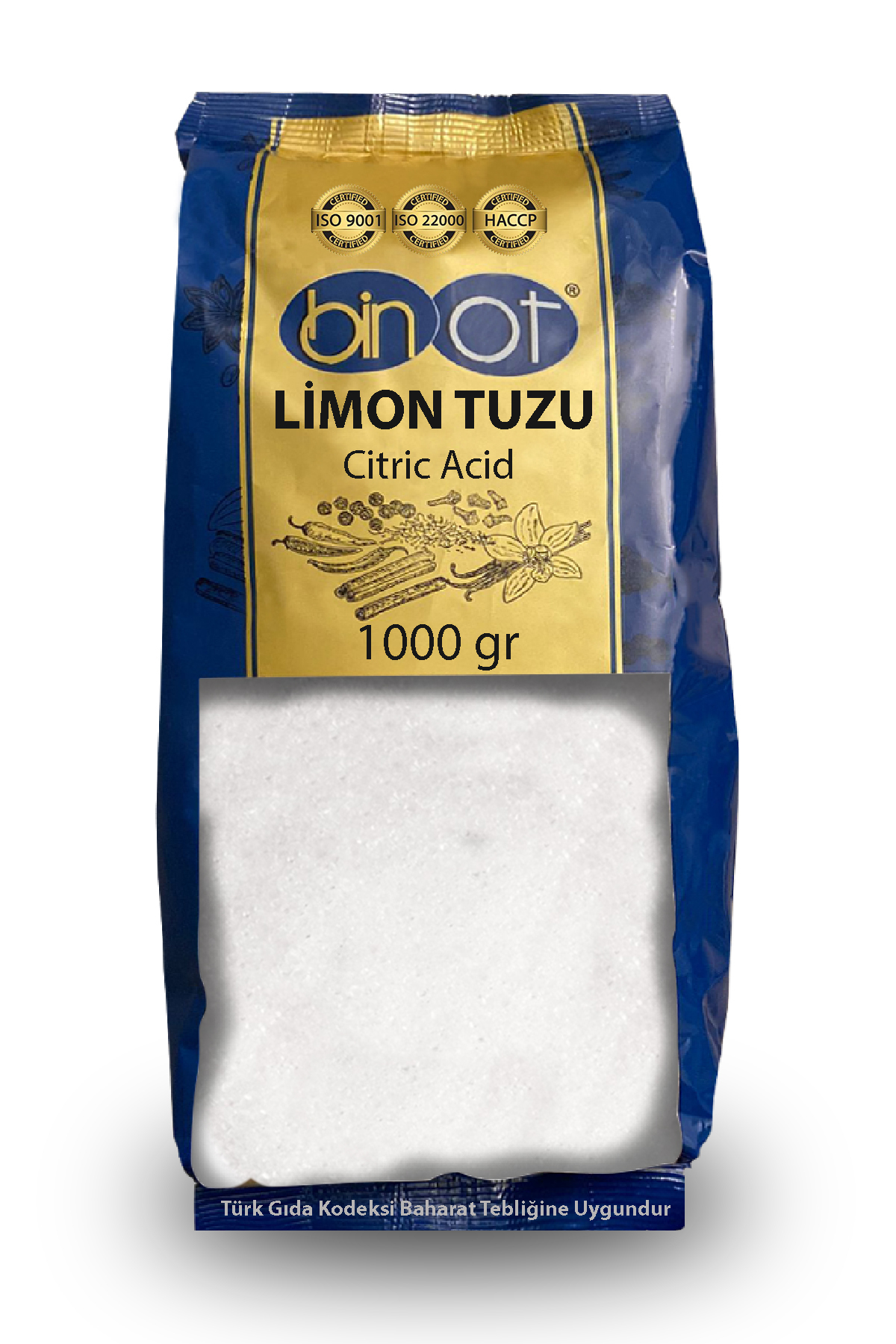 Binot Limon Tuzu 1 Kg - Baharat toptan satış