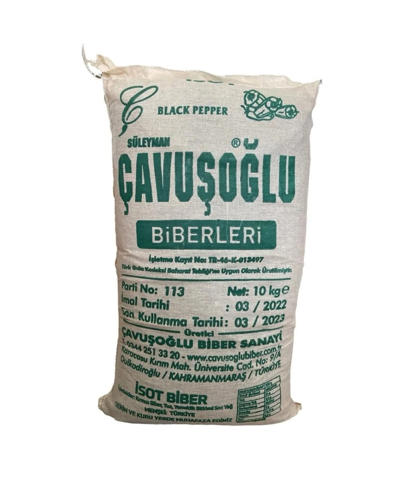 Süleyman Çavuşoğlu Yağlı İsot 10 Kg - Baharat toptan satış