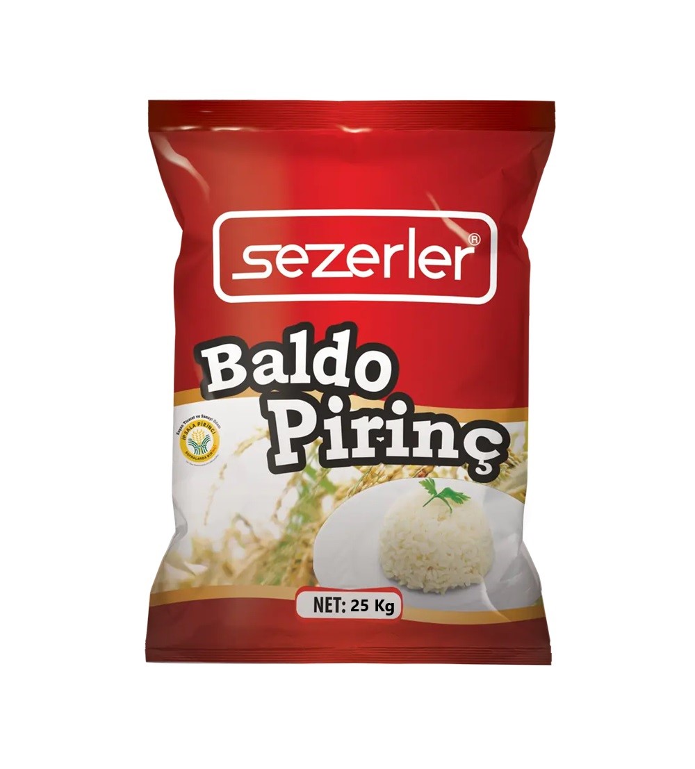 Sezerler Baldo Pirinç 25 Kg - Bakliyat toptan satış