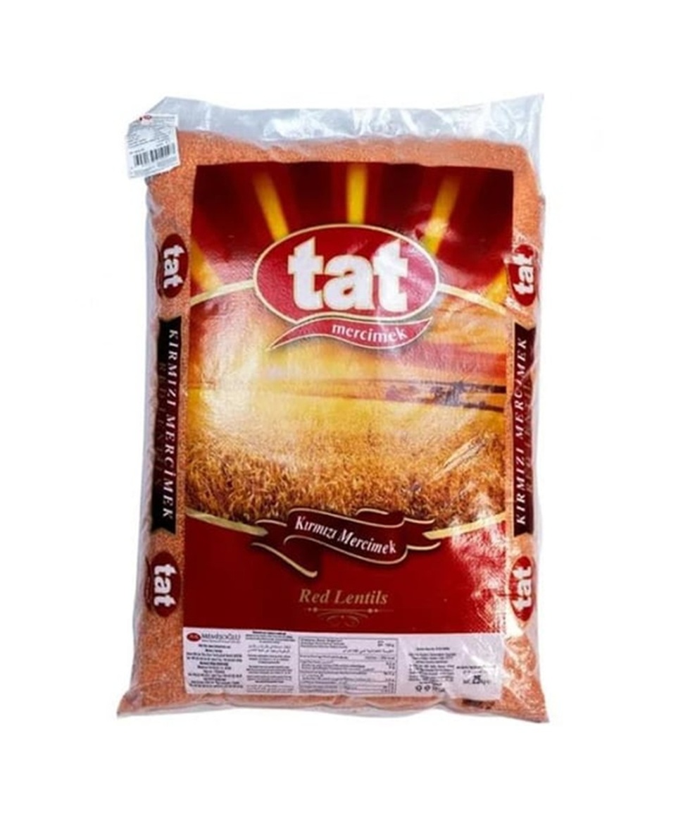Tat Kırmızı Mercimek Yerli 25 Kg - Bakliyat toptan satış