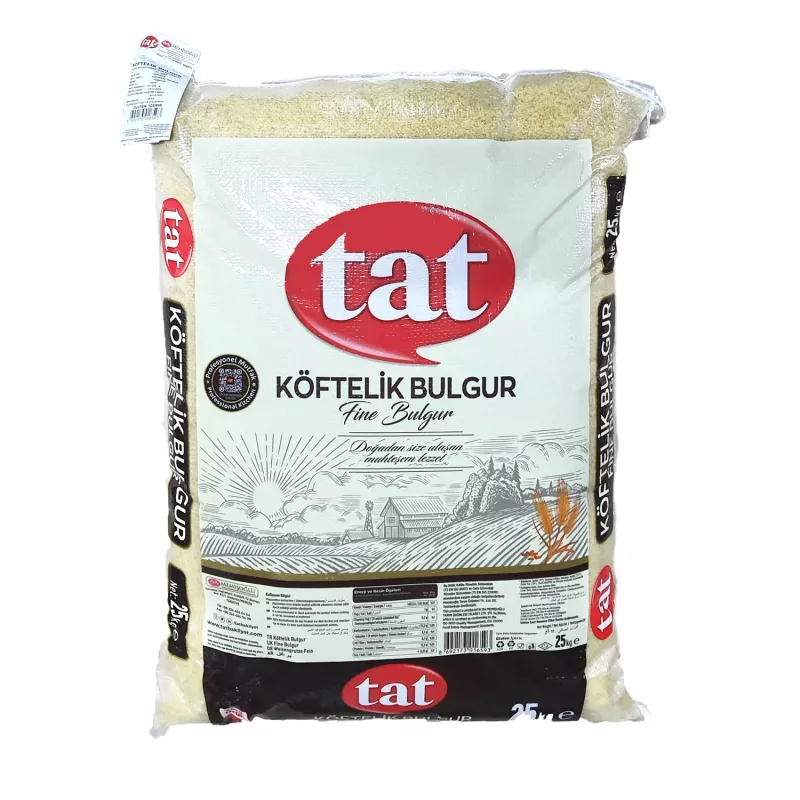 Tat Köftelik Bulgur 25 kg - Bakliyat toptan satış