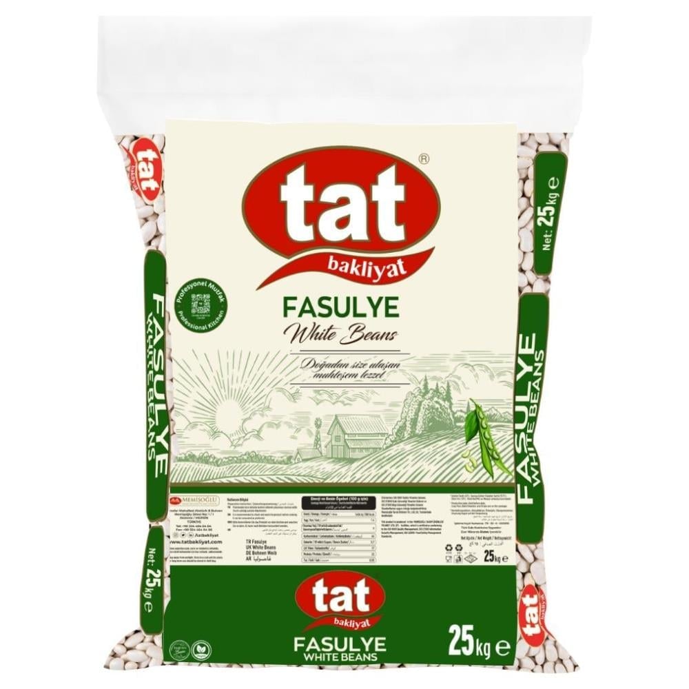 Tat Kurufasülye Yerli 8 mm 25 kg - Bakliyat toptan satış