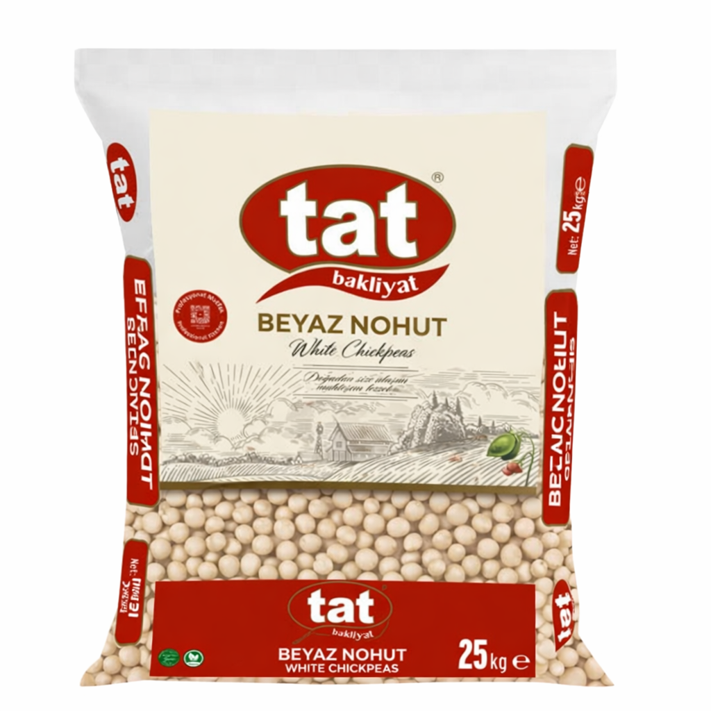 Tat Nohut Beyaz İri 12 mm 25 kg - Bakliyat toptan satış