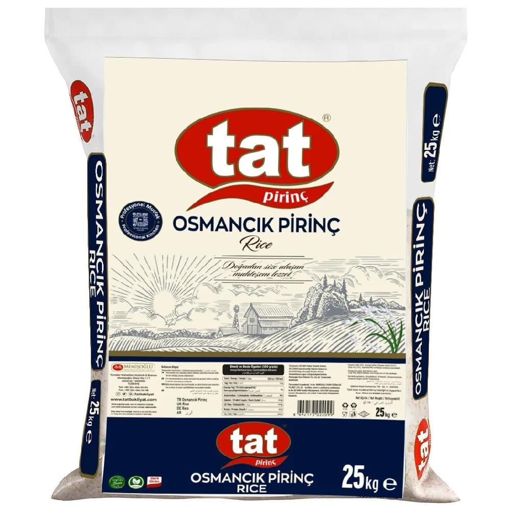 Tat Osmancık Pirinç 25 kg - Bakliyat toptan satış