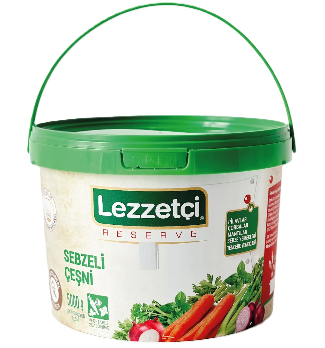 Lezzetçi Sebzeli Çeşni 5 Kg - Bulyon ve Çeşni toptan satış