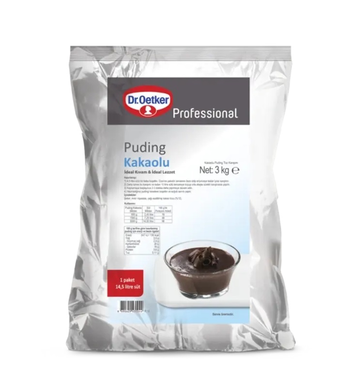 Dr.Oetker Kakaolu Puding 3 Kg - ÇORBALAR VE PUDİNG toptan satış