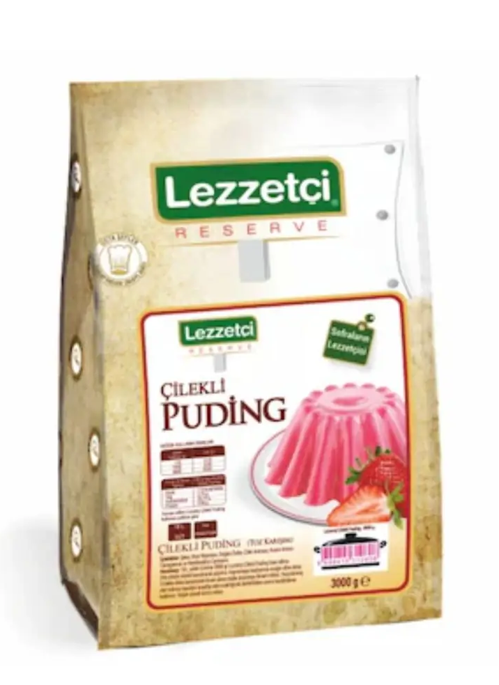 Lezzetçi Çilekli Puding 3 Kg - ÇORBALAR VE PUDİNG toptan satış