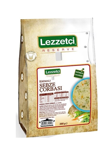 Lezzetçi Kremalı Sebze Çorbası 3 Kg - ÇORBALAR VE PUDİNG toptan satış