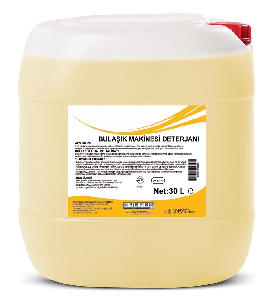 Bulaşık Makinesi Deterjanı 30 Lt - DETERJAN toptan satış