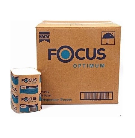 Focus Dispencer Peçete  Optimum 250'li (18 Ad) - KAĞIT GRUBU toptan satış