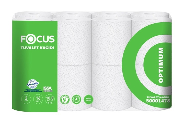 Focus Tuvalet Kağıdı Optimum 16'lı (3 Paket) - KAĞIT GRUBU toptan satış