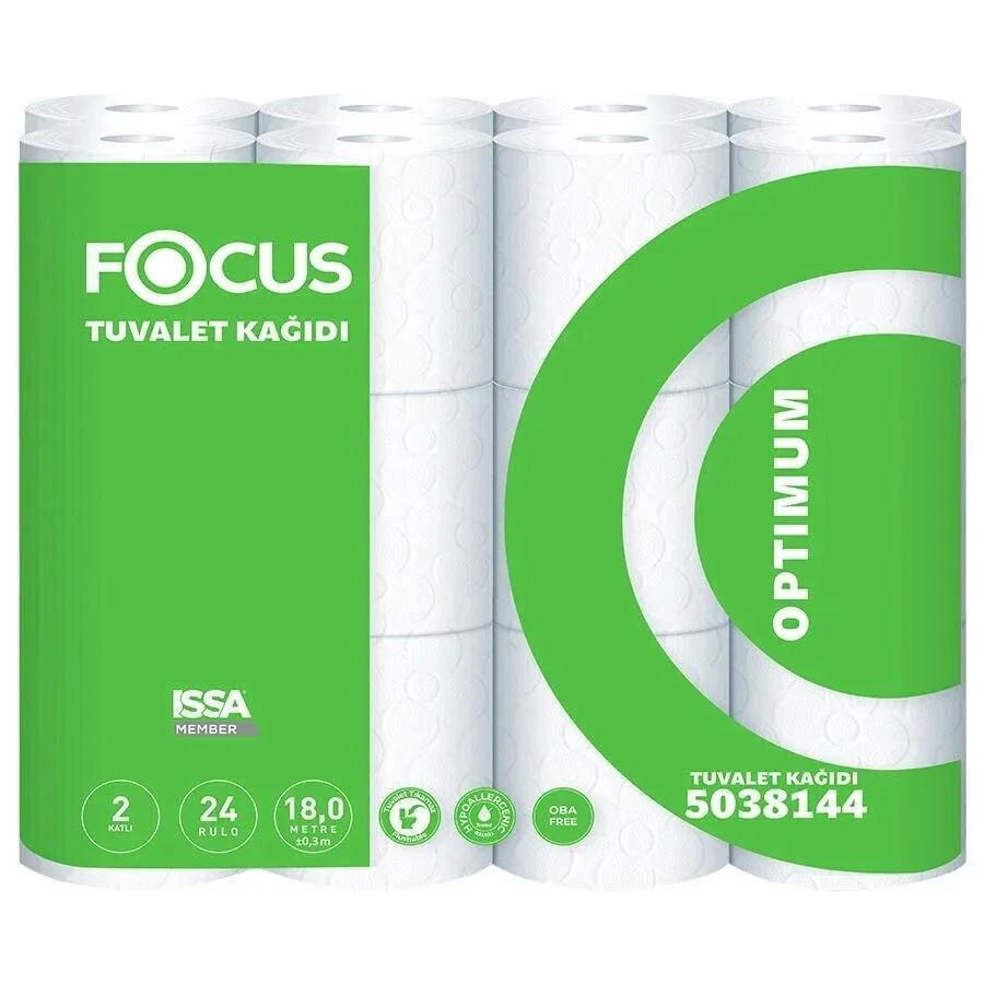 Focus Tuvalet Kağıdı Optimum 24'lü (2 Paket) - KAĞIT GRUBU toptan satış