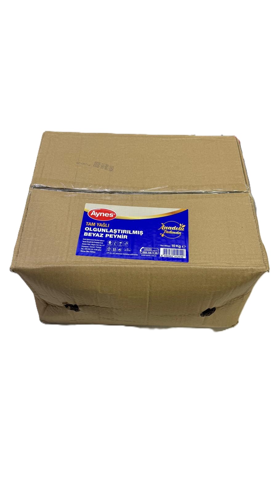 Aynes Klasik Tam Yağlı Beyaz Peynir Vakumlu 10 Kg - Kahvaltılık & Şarküteri toptan satış