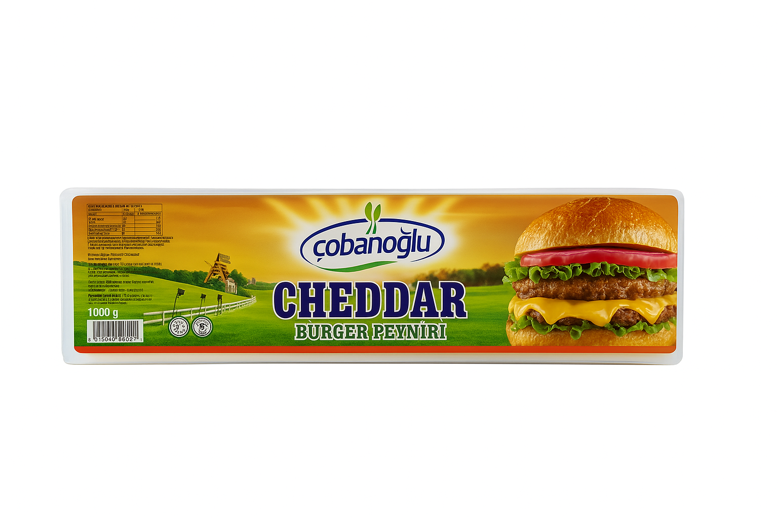 Çobanoğlu Chedar Dilimli 1 Kg - Kahvaltılık & Şarküteri toptan satış