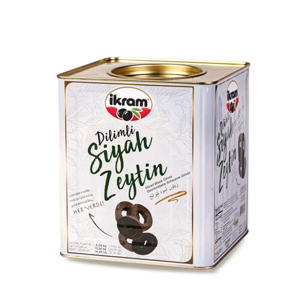 İkram Dilimli Siyah Zeytin 8 Kg - Kahvaltılık & Şarküteri toptan satış