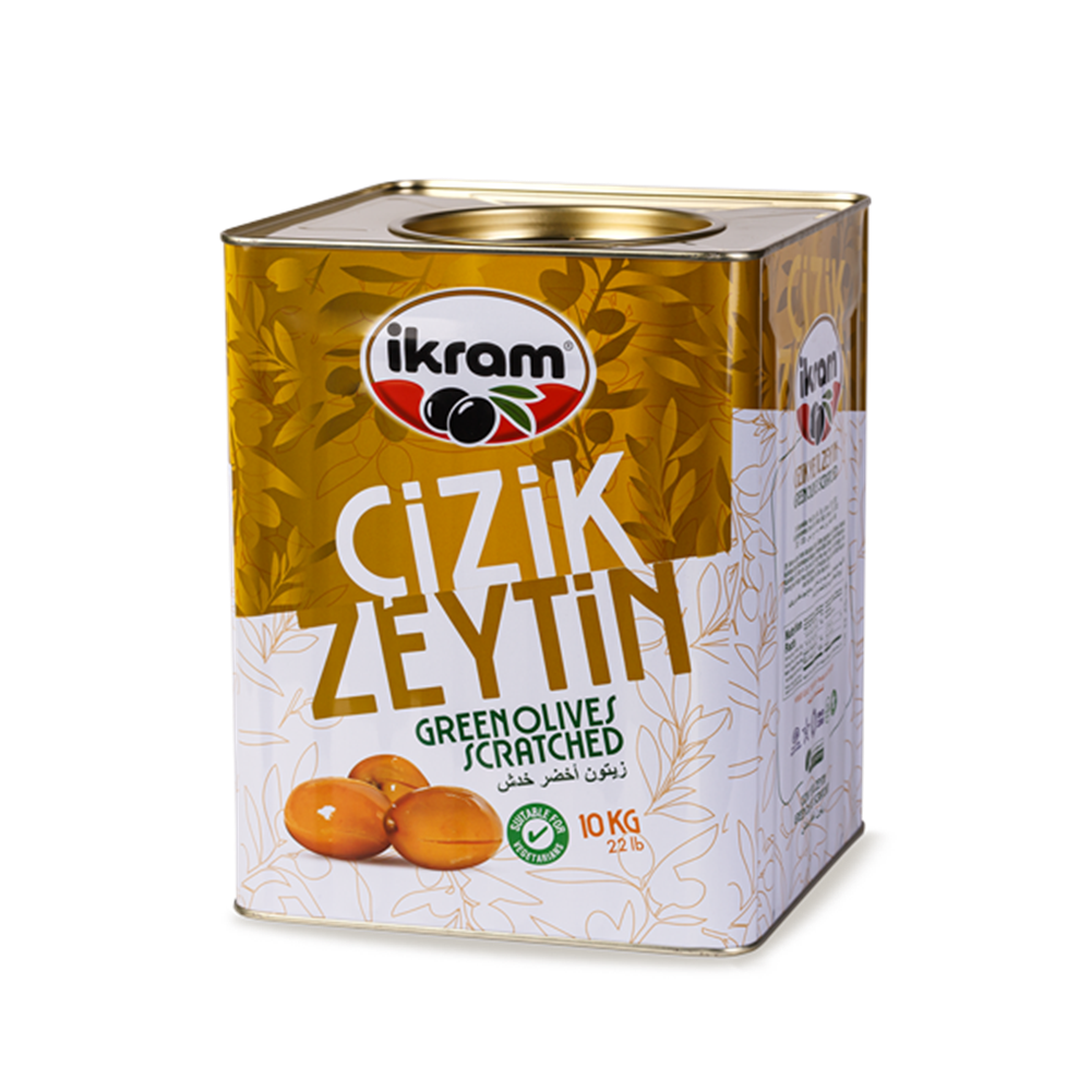 İkram Yeşil Zeytin Çizik 291-350 Kalibre 10 Kg - Kahvaltılık & Şarküteri toptan satış