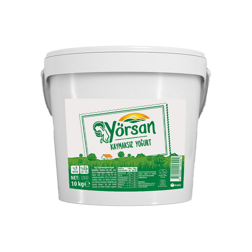 Yörsan Yoğurt 10 Kg Yarım Yağlı - Kahvaltılık & Şarküteri toptan satış