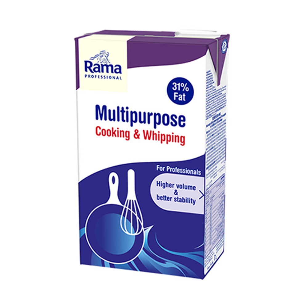Rama Krema Çok Amaçlı Kullanım %31 Yağlı 1 Lt (8 Ad) - Krema toptan satış