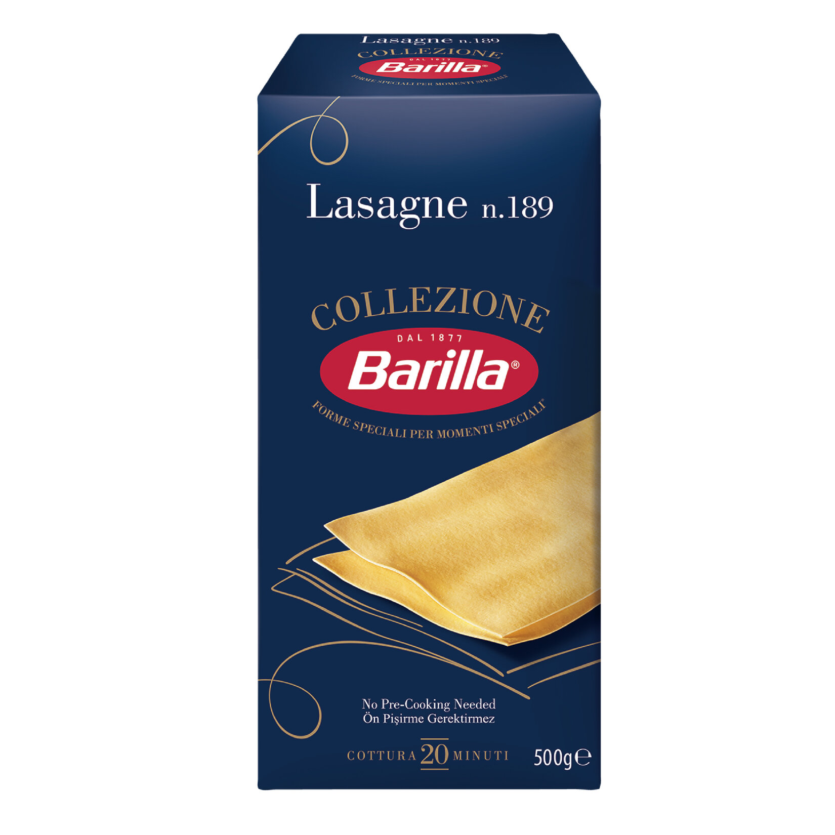 Barilla Lazanya 500 Gr 12 Ad - Makarna toptan satış