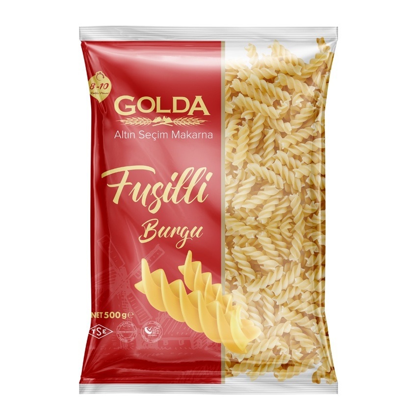 Golda Burgu Makarna 500 Gr (20 Ad) - Makarna toptan satış