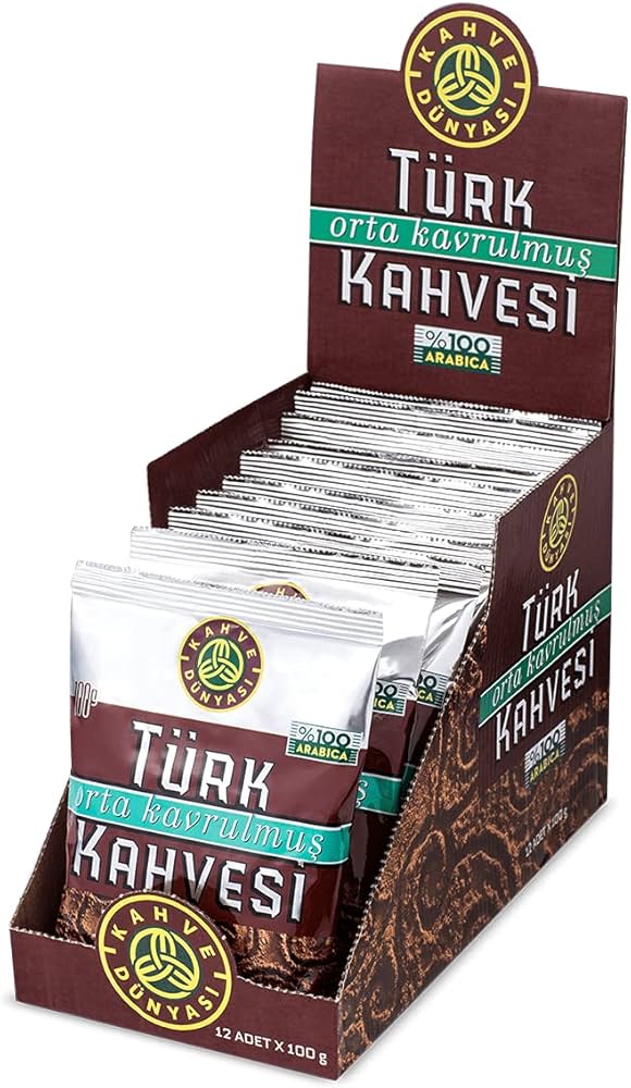 Kahve Dünyası Türk Kahvesi 100 Gr 12 Ad - Şeker, Çay ve Kahve Ürünleri toptan satış