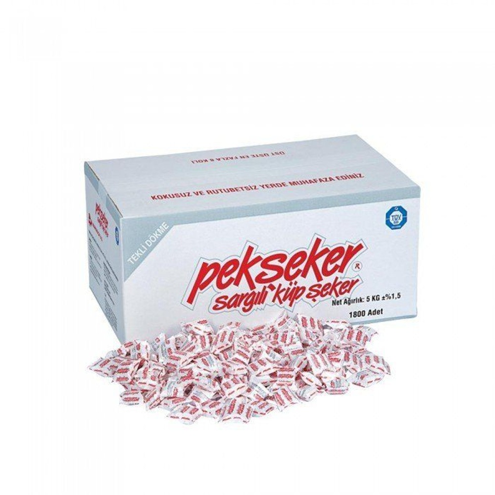 Pekşeker Sargılı Küp Şeker 5 Kg - Şeker, Çay ve Kahve Ürünleri toptan satış
