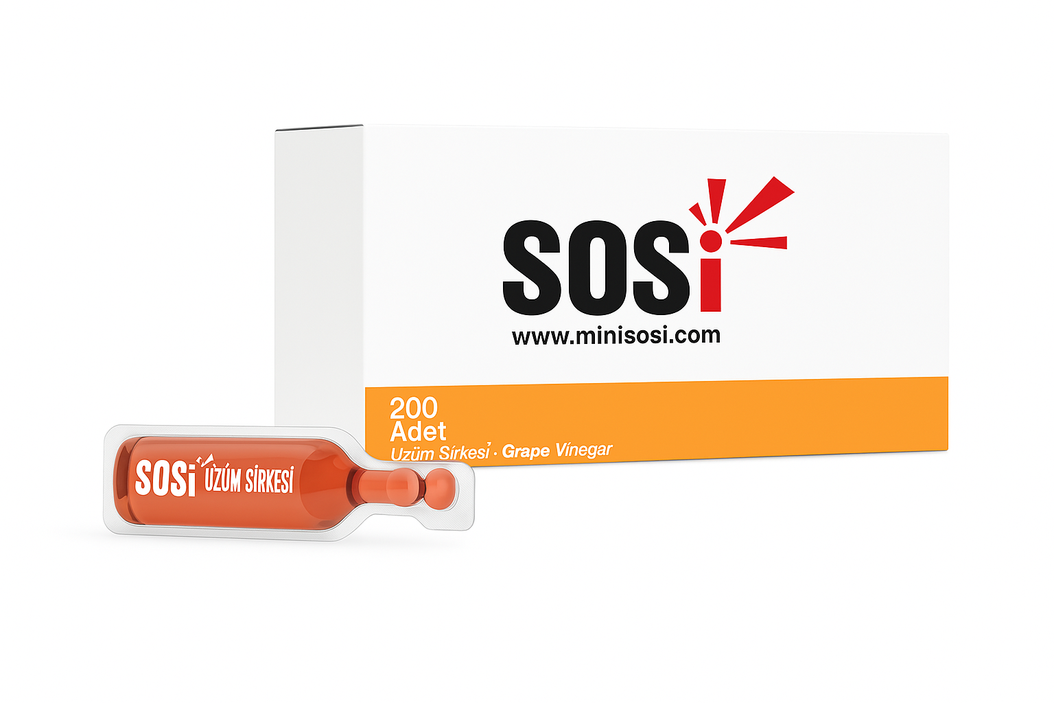 Sosi Üzüm Sirke 10 ml (200 Ad) - Sirke ve Sos toptan satış