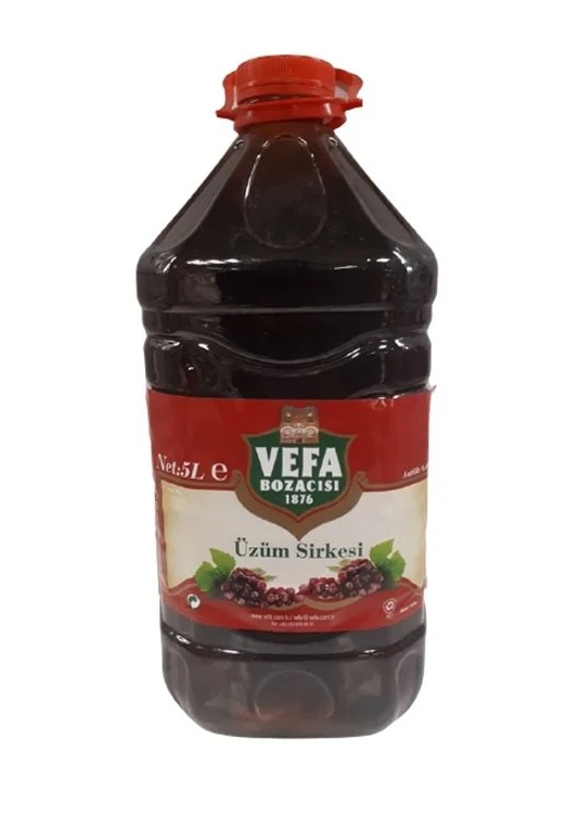 Vefa Üzüm Sirke 5 Lt - Sirke ve Sos toptan satış