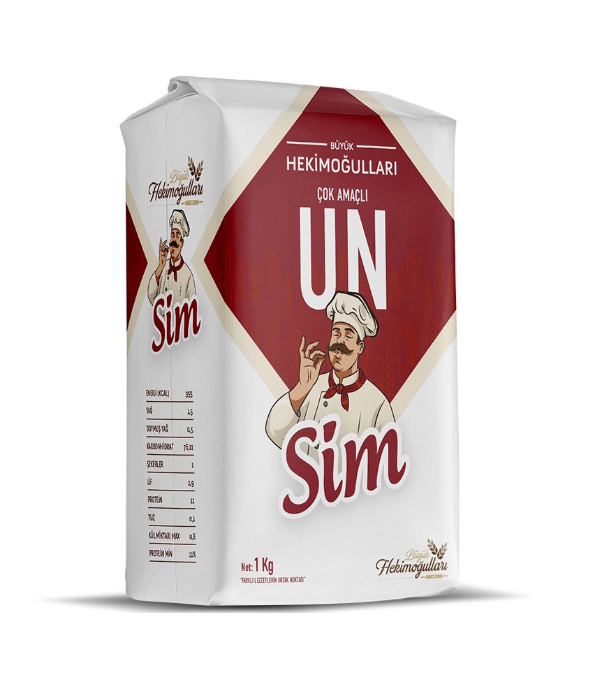 Büyük Hekimoğlu Un 1 Kg (10 Ad) - Un & Nişasta toptan satış